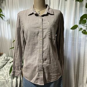 Classic Burgundy Button-Down Shirt